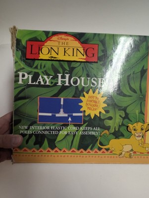 VTG Disney s The Lion King Playhouse Simba Timon Pumba Play Tent Used Rare 