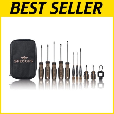 Precision Screwdriver Set, 5 Phillips 5 Slotted, Veterans