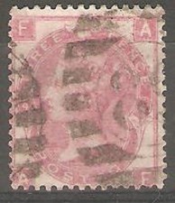 1865 Sg92 3d Rose Pl.4 ( AF ) Wmk. Emblems ( Cat.�120.00p )