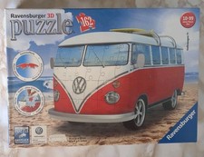 3D Volkswagen T1 Camper Van 162 Piece Ravensburger Jigsaw Puzzle NEW Sealed