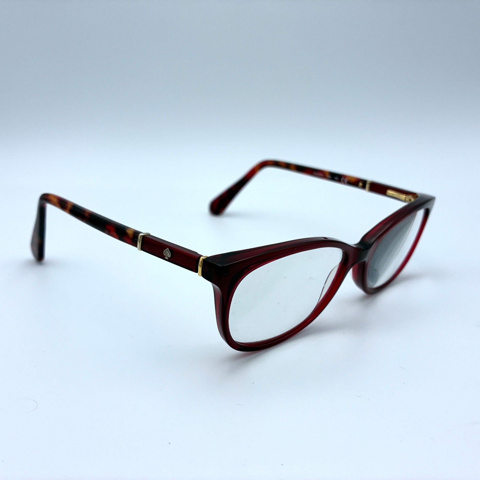 Kate Spade Kaleigh YDC Eyeglasses Burgandy Red 52-15-140 Cat Eye - FRAMES ONLY