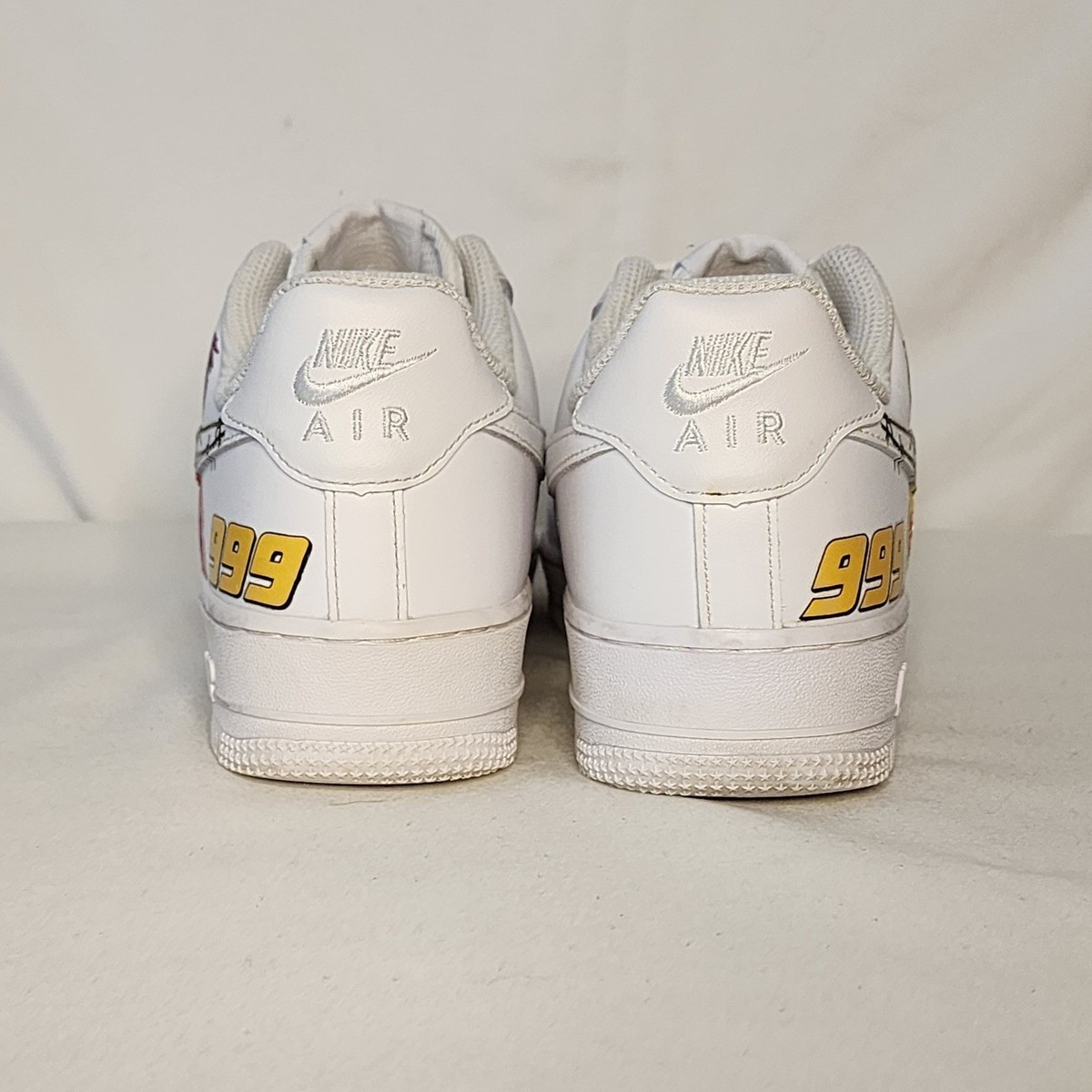 Nike Air Force 1 Low Custom Juice WRLD 999 White Sneakers  display picture 3