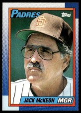 1990 Topps Jack McKeon San Diego Padres #231