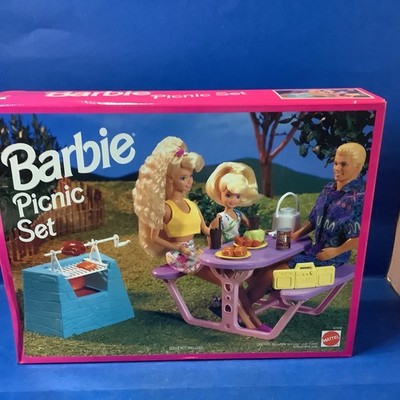 Barbie Picnic Set Mattel Vintage '90's NIB 1993 Doll JE | eBay