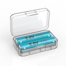 2 Pack 21700 Rechargeable 3.6V 5500mAh Battery with Box for flashlights