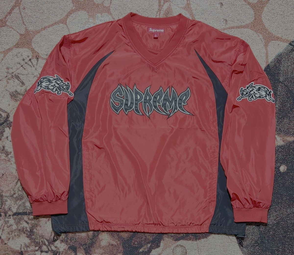 Supreme Warthog Warm Up Pullover Red Large Brand New | eBay