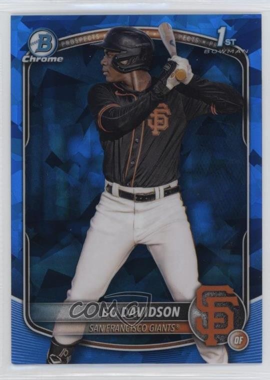 2025 Bowman Chrome Sapphire Edition Chrome Prospects Bo Davidson #BCP-206 4k8