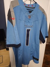 Cam Ward #1 Jersey Light Blue Tennessee Titans, Size L