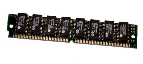 16 MB FPM-RAM 72-pin 4Mx32 non-Parity PS/2 Simm 60 ns  'Chips: 8x QC 44C400-60'