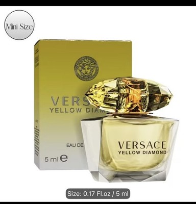 VersacePerfume Yellow Diamond  EDT 0.17fl.oz/5ml mini size
