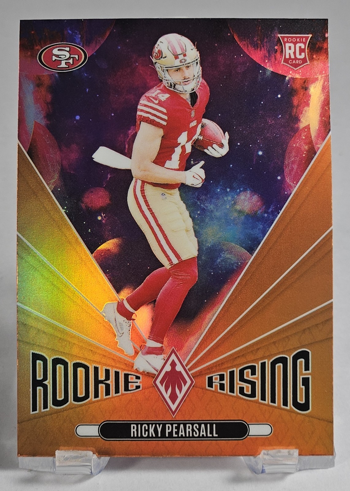 2024 Panini Phoenix - Rookie Rising Ricky Pearsall #RR-RPL (RC) Orange Holo