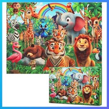 100 Piece Jigsaw Puzzles for Kids Ages 4-8 Educational Animals