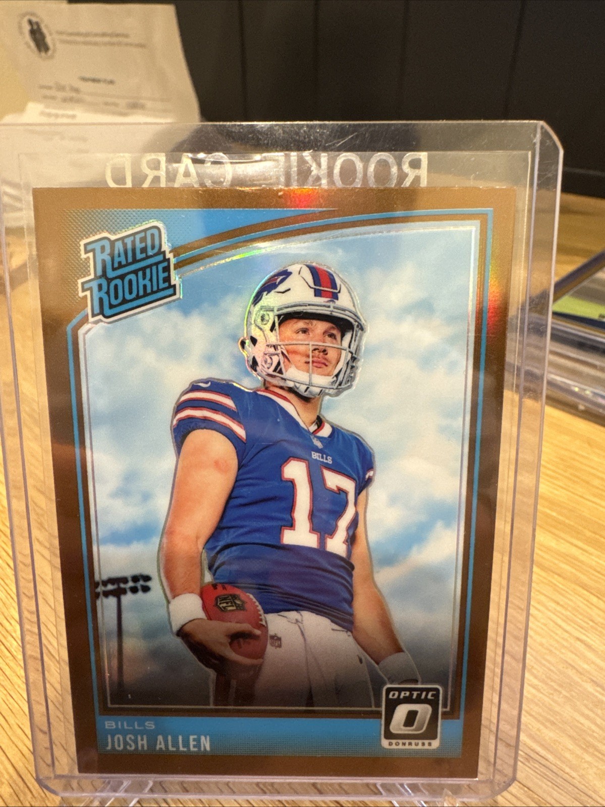 2018 Donruss Optic - Rated Rookie Josh Allen #154 Bronze Prizm (RC)
