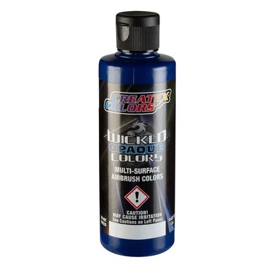 (168,08 /1l) Wicked W086 - Opaque Phthalo Blue 120ml - Airbrush Farbe - CREATEX
