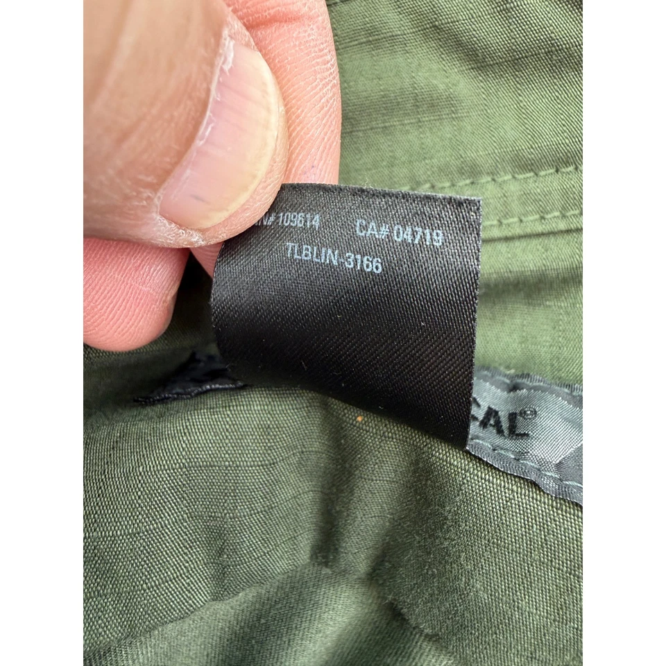 5.11 Stryke TDU Rapid Tactical Men's Long Sleeve Button Up Shirt Green Large - Image 4 of 4