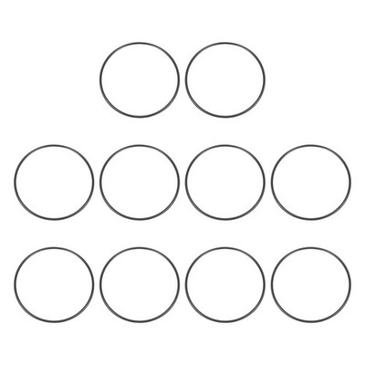 10Pcs AS-246 EPDM O-rings 70 Durometer 4-1/2'' ID, 7-21/32'' OD, 1/8'' Width