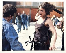 Lauren Cohan Maggie Greene Rhee The Walking Dead Signed 8x10 Photo JSA COA