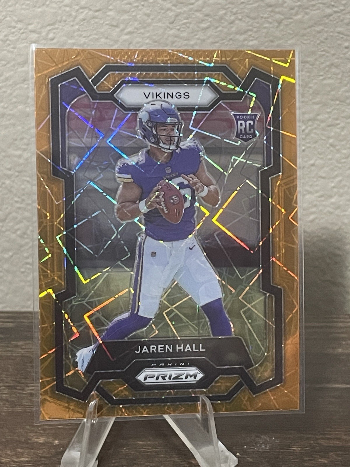 2023 Panini Prizm #367 Jaren Hall Orange Lazer RC