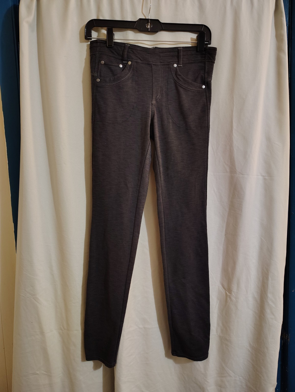 Kuhl Mova Womens Straight Leg Pull-On Hiking Pants Size 6 Heathered Gray