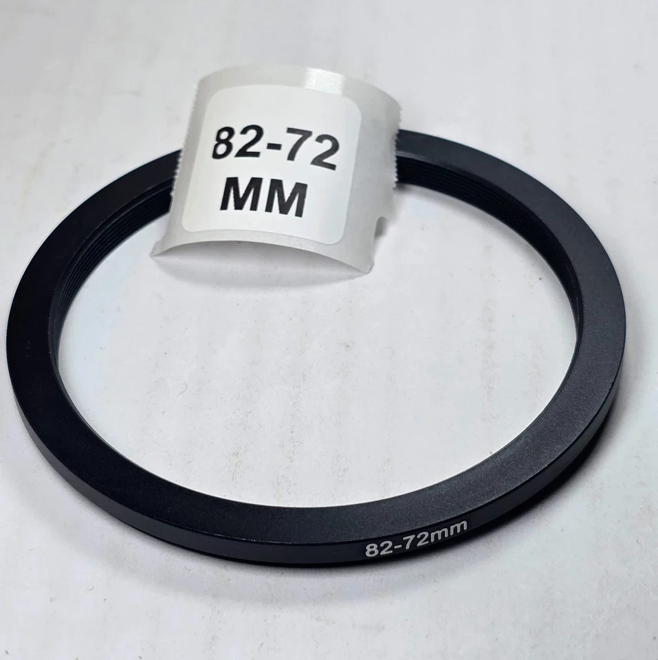 82-72mm Step-Down Ring Metal Stepping 82mm Lens to 72mm Filter 82mm-72mm 82-72 - Image 3 of 4
