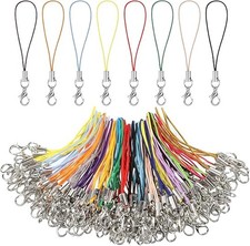 Phone Charms Strap with Lobster Clasp, 100Pcs Lanyard Straps Cell Phone Charm fo