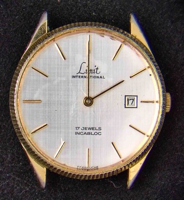 Limit International Silver Dial Hand-Wind Vintage Watch -- Running