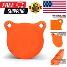 AR500 Steel Target for Shooting 1/2" Thick Gong Silhouette Metal Target - Las...