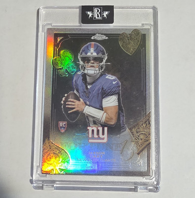 Topps 2025 Chrome Fortune 15 Red Refractor Jaxson Dart RC Giants #F15-23 /5