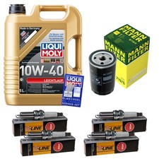 Inspektionspaket 5L 10W-40 für VW Golf I Cabriolet 1.8 1.3 Cat 1.8i Audi 80