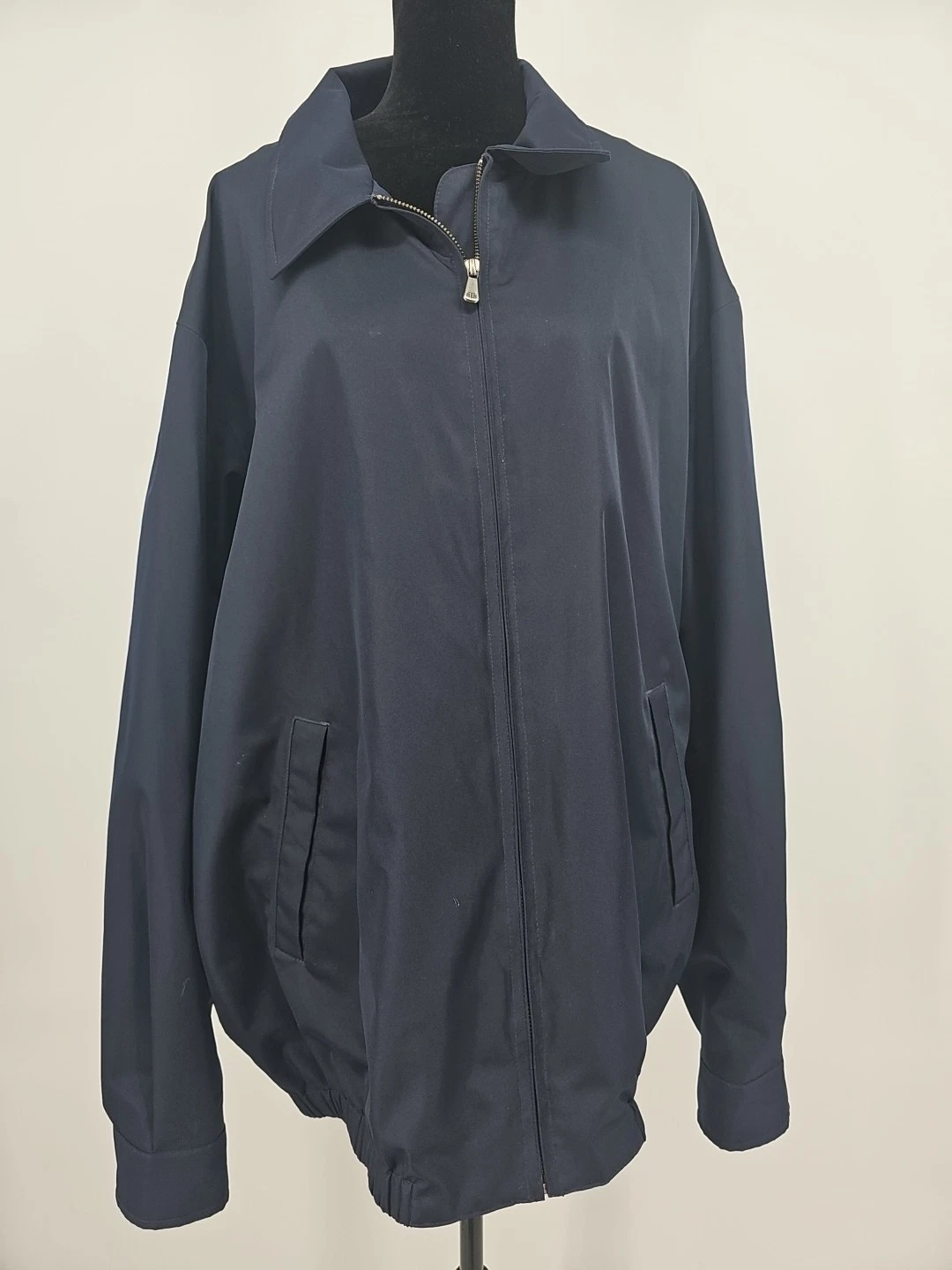 Brooks Brothers Country Club Bomber Jacket Men's Size XXL Navy Storm System