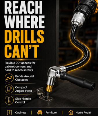 90 Degree Drill Adapter Attachment,105 Degree Right Angle Driver Adapter