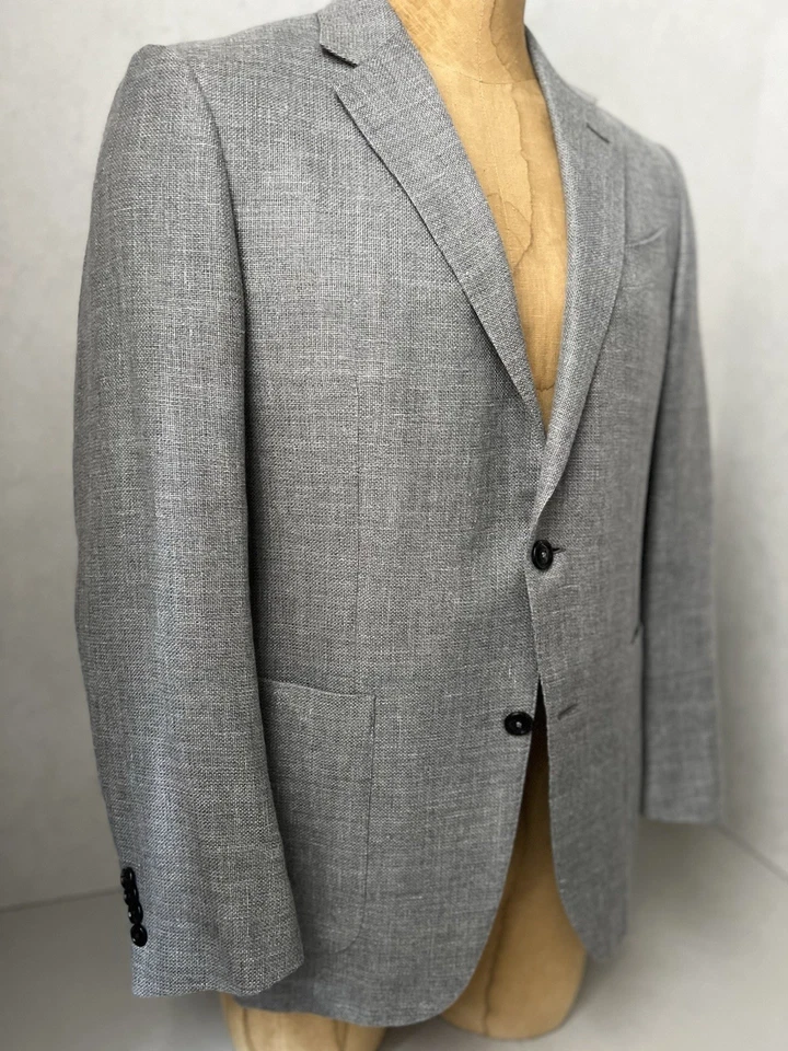Ermenegildo Zegna Hombre Chaqueta Deportiva Milano Blazer Gris 52R US 42 (40) Foto 4 de 4
