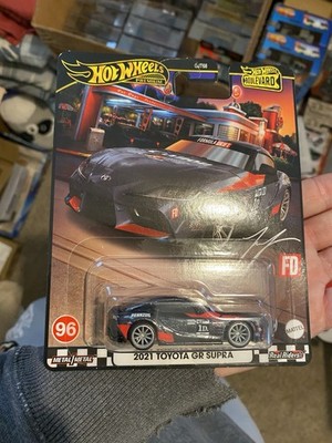 Hot Wheels Premium Boulevard #96 2021 TOYOTA GR SUPRA Black Real
