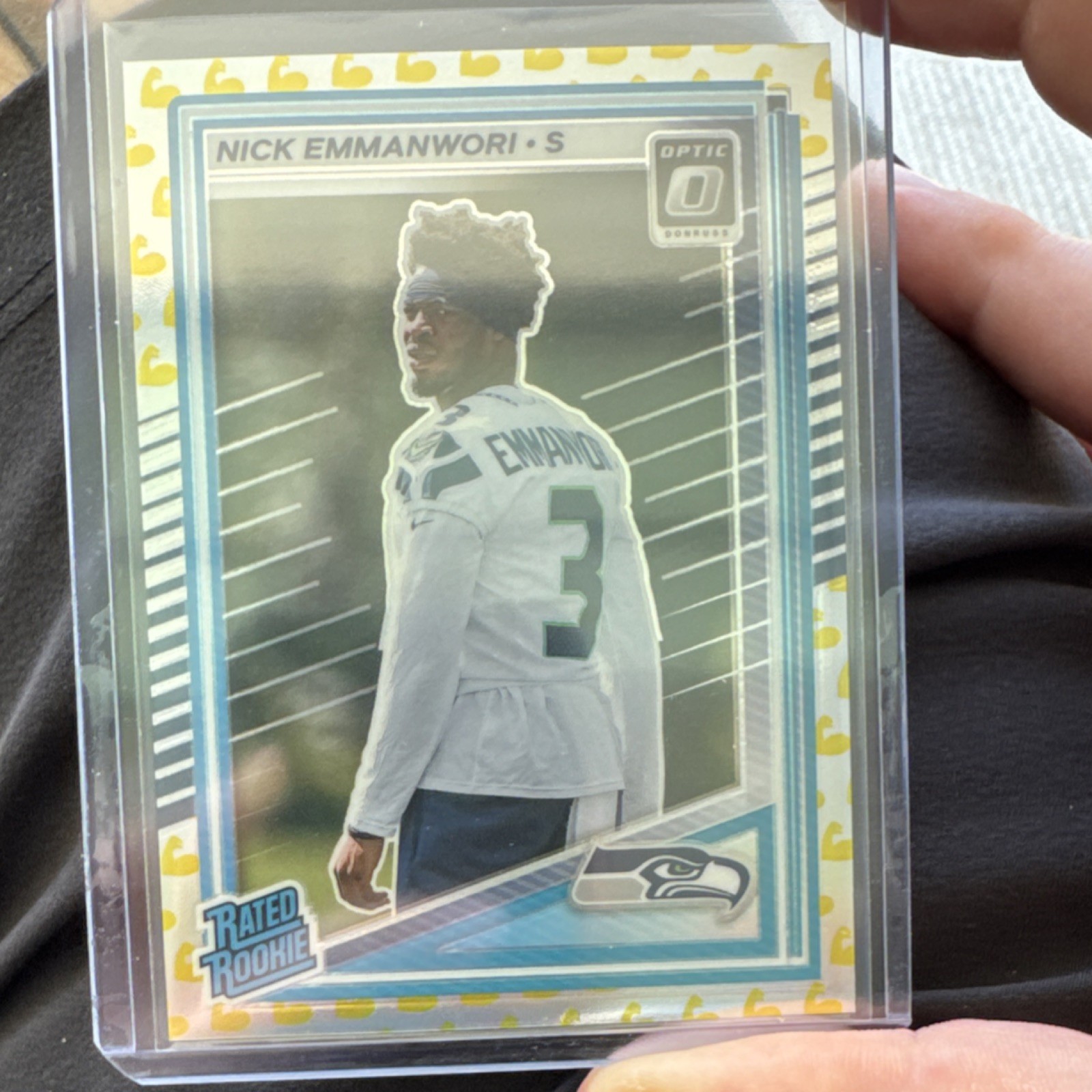 Panini Donruss Optic 2025 Nick Emmanwori Seahawks Rookie Flex Emoji #277 138/199
