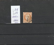 timbre france oblitéré YT 38   (cérès  40c  orange)  cote 12€