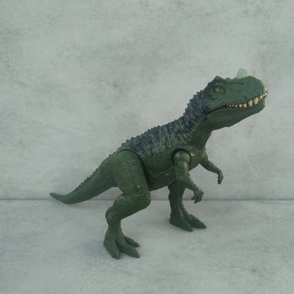 JURASSIC WORLD CAMP Cretaceous Roar Attack Ceratosaurus Dino Figure