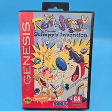 Ren & Stimpy Show Stimpy’s Invention Sega Genesis Complete with Manual