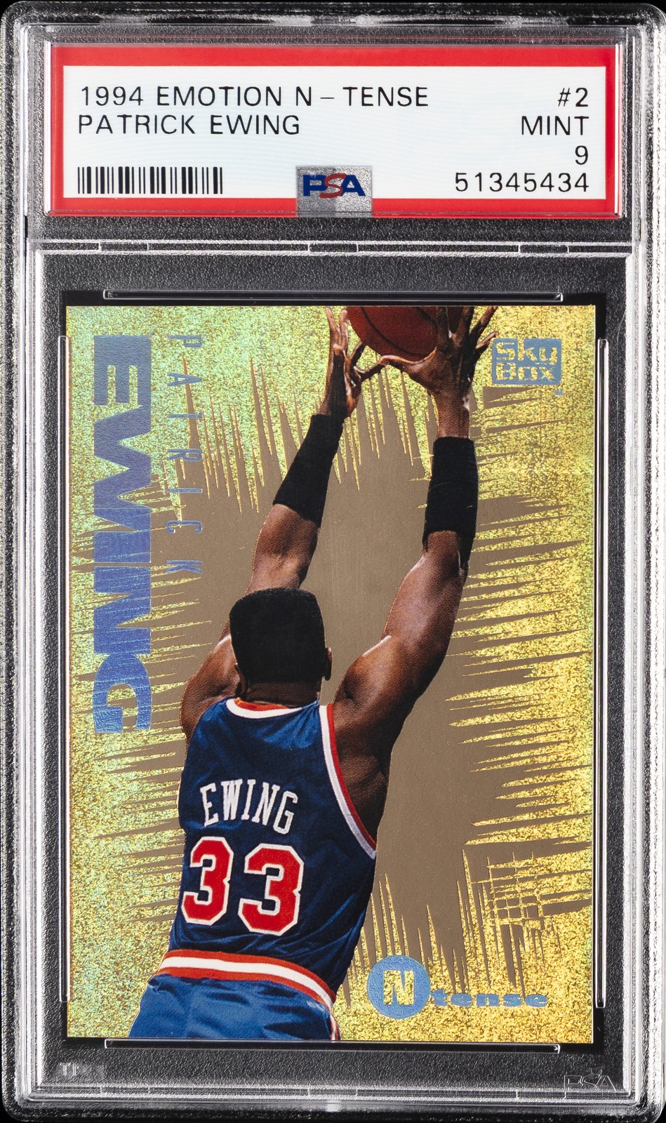 1994 E-MOTION N-TENSE #2 PATRICK EWING PSA 9
