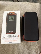 Bushnell Wingman View GPS Golf Speaker, Audible & Visual Distances w/ Case- New