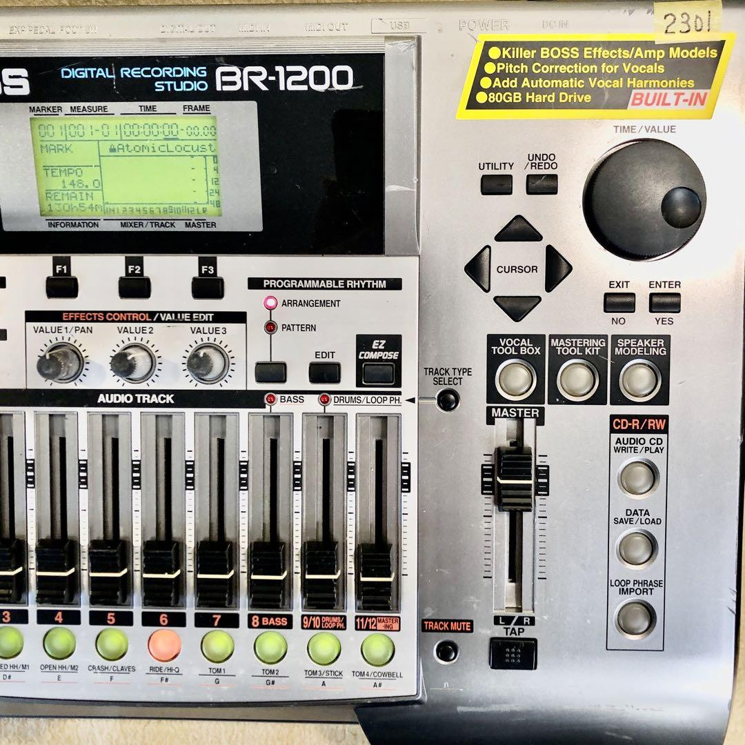 Used BOSS BR-1200CD DigitalRecording Workstation MTR Multi Used BOSS BR-1200CD DigitalRecording Workstation MTR Multi