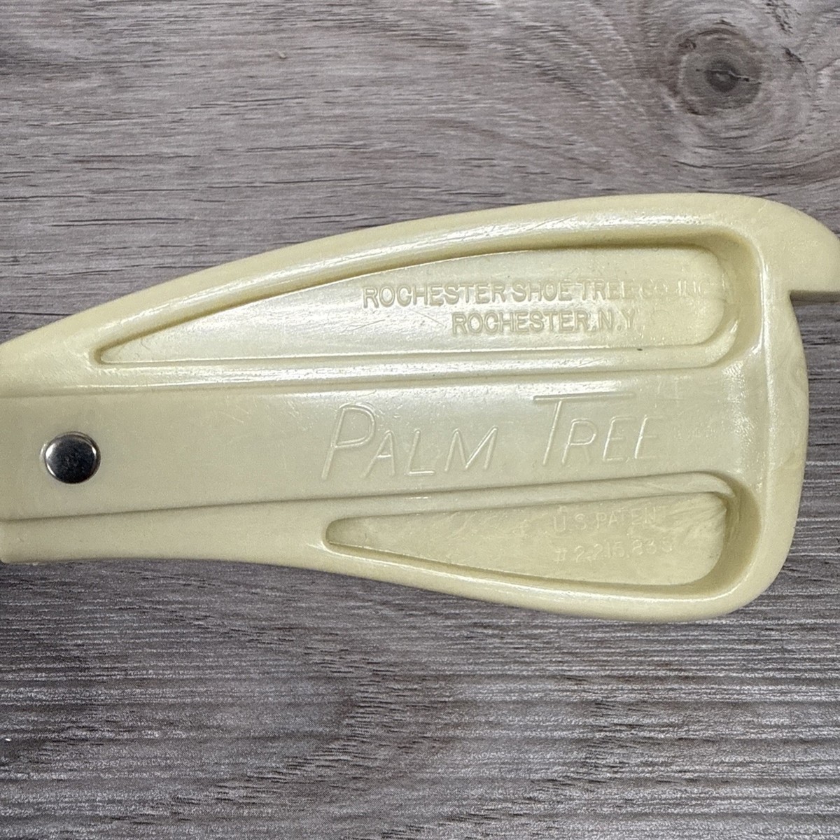 Vintage Palm Tree Shoe Stretchers Rochester Shoe Tree Co Wood Plastic 53N View 5