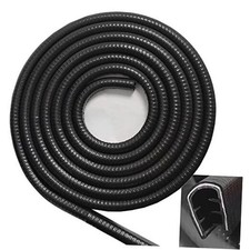 Large Edge Trim Fits Edge 1/4 inch 3 Meter Black Rubber Edge Boat 10 Feet