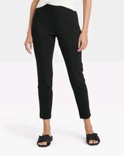 A New Day Women's High-Rise Skinny Ankle Pull On Pants Black Size 2 NWT