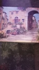 Guido Burelli's Arco E Porte Framed Canvas Oil Painting