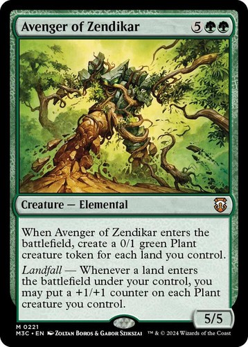 Avenger of Zendikar 221/835 Commander: Modern Horizons 3 Mythic