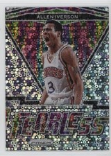2020-21 Panini Prizm Fearless Fast Break Prizm Allen Iverson #20 HOF 1pf0
