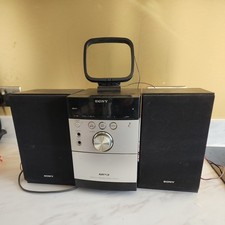 Sony Micro Hifi System CMT EH15 CD AUX AM FM Radio Tested Working no remote