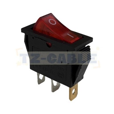 Rocker Switch Lighted On Off for Electric Fireplaces FMI Desa 120927-24 120 volt