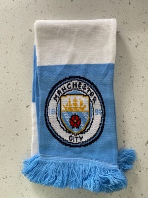 Puma ''Manchester City FC'' blau & weiß Rechteckschal Einheitsgröße (S4)