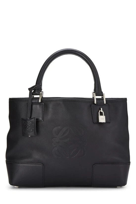 Black Leather Exterior Loewe Bags & Handbags for Women for sale | eBay